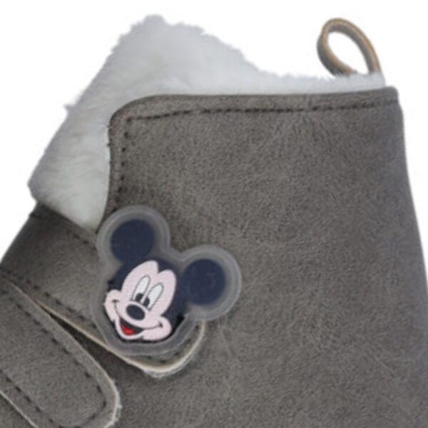 Disney Baby Mickey Mouse Βρεφικά Μποτάκια Αγκαλιάς Γκρι - Image 3