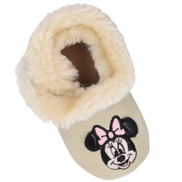 Disney Baby Minnie Mouse Βρεφικά Μποτάκια Αγκαλιάς Μπεζ - Image 2