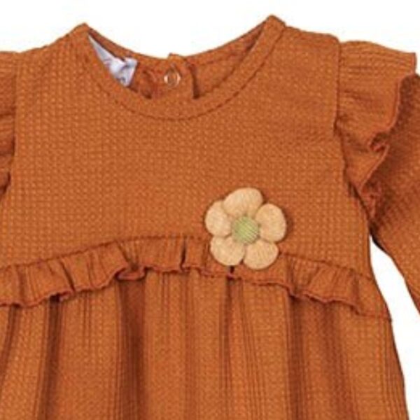 M&B Kid's Fashion Βρεφικό Φόρεμα Πορτοκαλί - Image 2