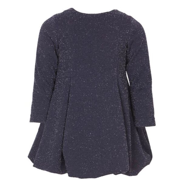 M&B Kid's Fashion Παιδικό Φόρεμα Με Ασημοκλωστή Μπλε