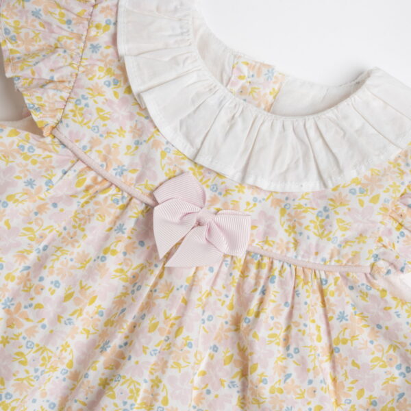 Chicco Βρεφικό Φόρεμα Floral Βαμβακερό - Image 3
