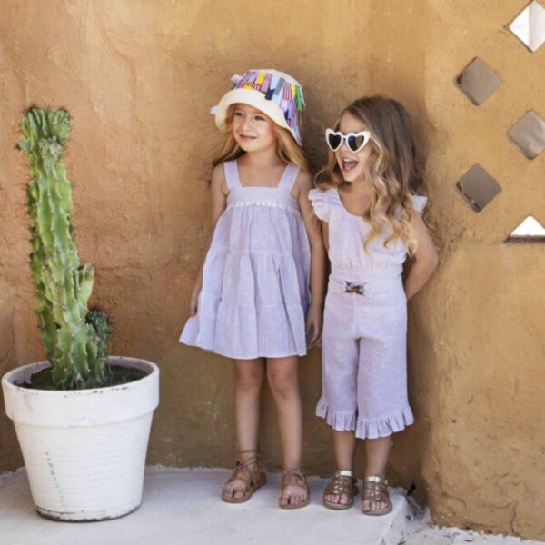 M&B Kid's Fashion Παιδικό Τοπ Μπεζ Λινό - Image 2