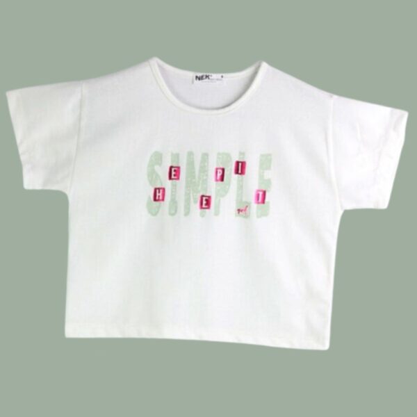 NEK Kids Wear Παιδικό Σετ Μπλούζα Με Σορτς Simple Βαμβακερό - Image 2