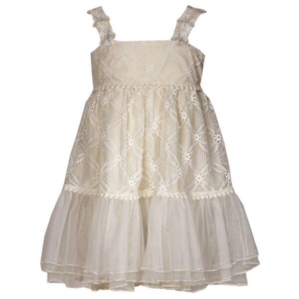 M&B Kid's Fashion Παιδικό Φόρεμα Λευκό