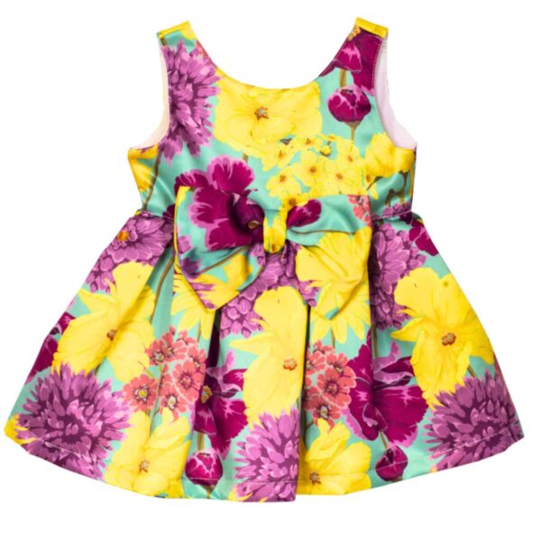 M&B Kid's Fashion Παιδικό Φόρεμα Floral Βαμβακερό