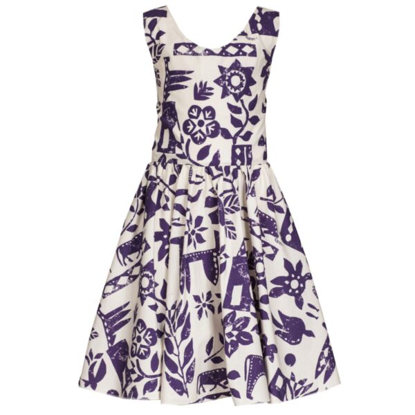 M&B Kid's Fashion ΠαιδικόΦόρεμα Εμπριμέ Εξώπλατο Βαμβακερό