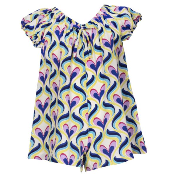 M&B Kid's Fashion Παιδική Ολόσωμη Φόρμα Σορτς Εμπριμέ