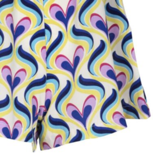 M&B Kid's Fashion Παιδική Ολόσωμη Φόρμα Σορτς Εμπριμέ - Image 2