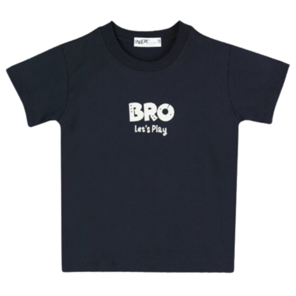 NEK Kids Wear Παιδικό Σετ Μπλούζα Με Σορτς Bro Βαμβακερό - Image 2