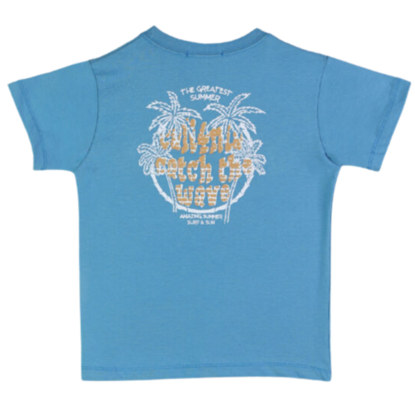 NEK Kids Wear Παιδικό Σετ Μπλούζα Με Σορτς Surfing Βαμβακερό - Image 3