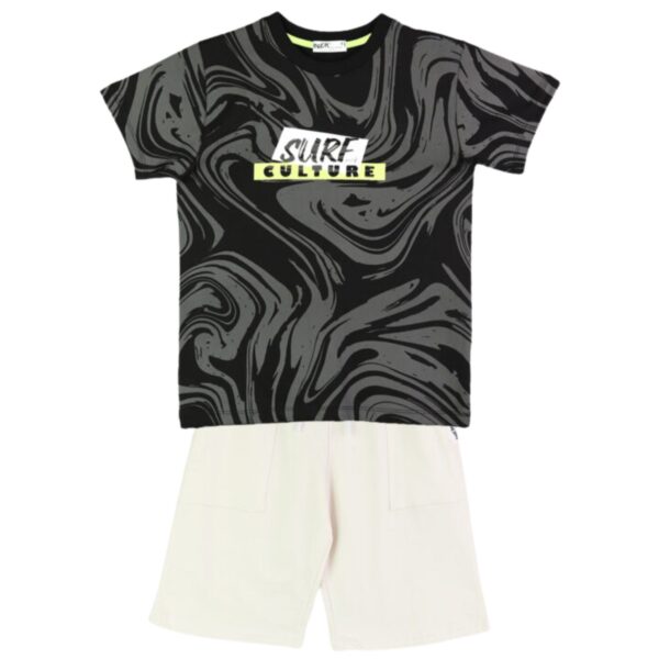 NEK Kids Wear Παιδικό Σετ Μπλούζα Με Σορτς Βαμβακερό