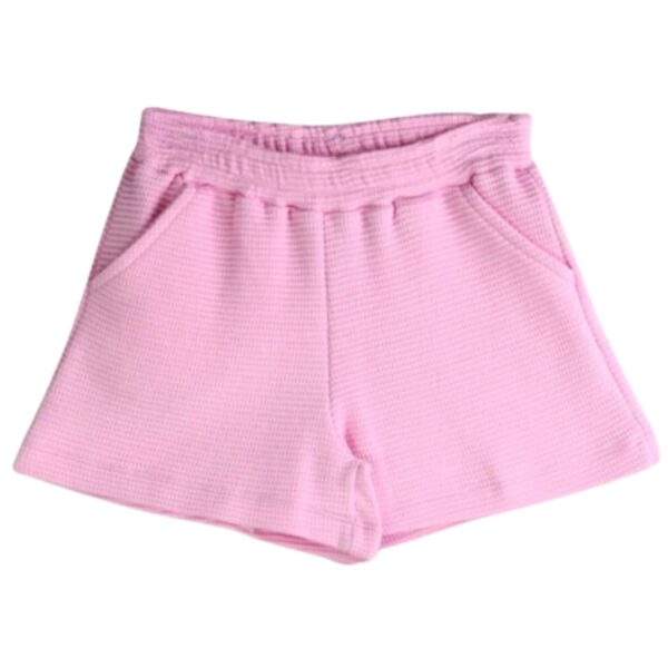 NEK Kids Wear Παιδικό Σετ Μπλούζα Με Σορτς Choose Βαμβακερό Ροζ - Image 3