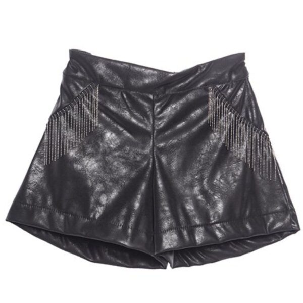 M&B Kid's Fashion Παιδικό Σορτς Δερματίνη Μαύρο