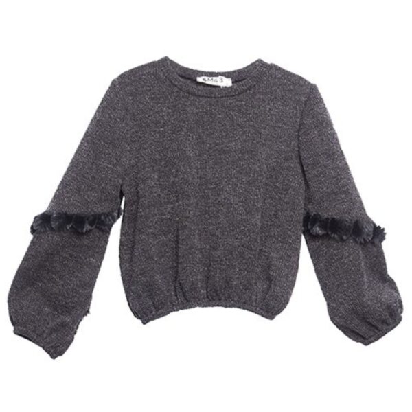 M&B Kid's Fashion Παιδική Μπλούζα Μαύρη