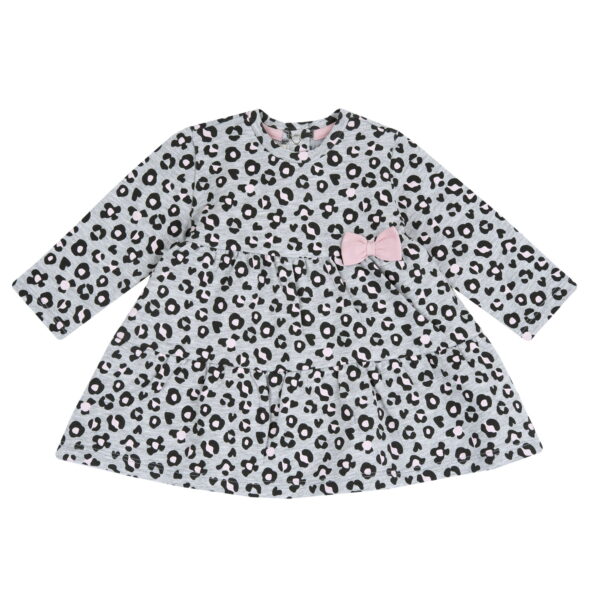 Chicco Βρεφικό Φόρεμα Μακρυμάνικο Βαμβακερό Animal Print