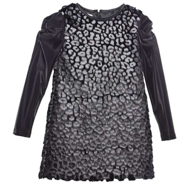 M&B Kid's Fashion Παιδικό Φόρεμα Μακρυμάνικο Μαύρο