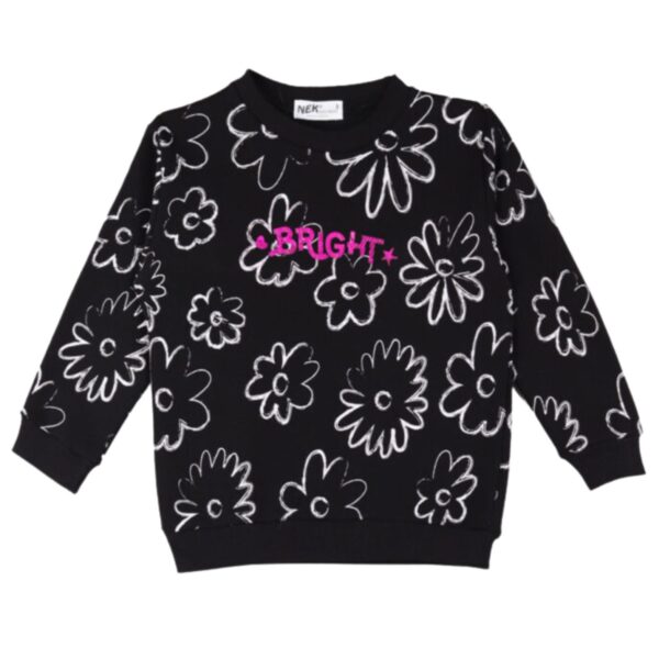 Nek Kids Wear Παιδικό Σετ Φόρμας Μαύρο - Image 2