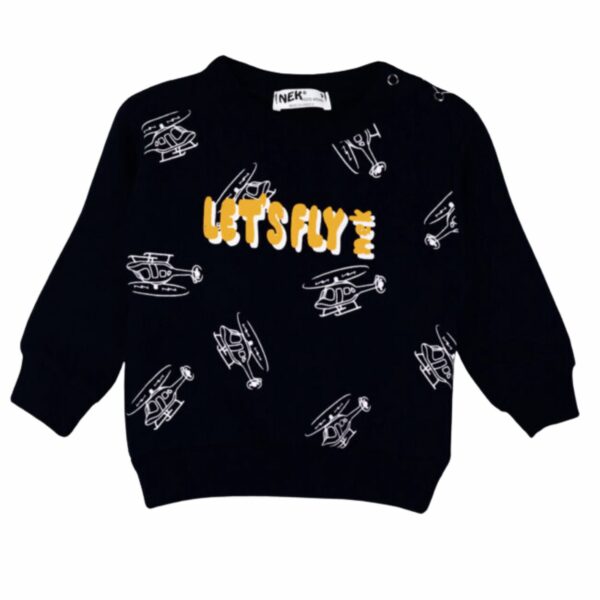 Nek Kids Wear Βρεφικό Σετ Φόρμας Μπλε - Image 2