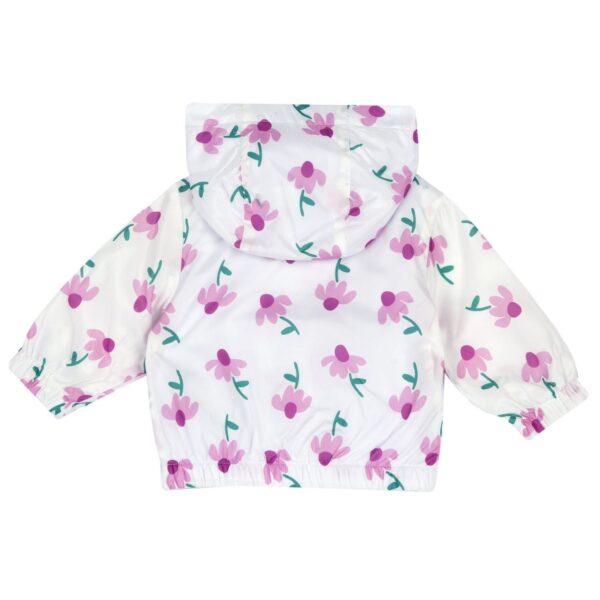 Chicco Βρεφικό Ανοιξιάτικο Μπουφάν Λευκό Floral - Image 2