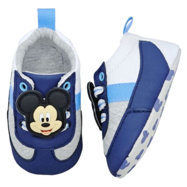 Disney Baby Mickey Mouse Βρεφικά Sneakers Αγκαλιάς Μπλε