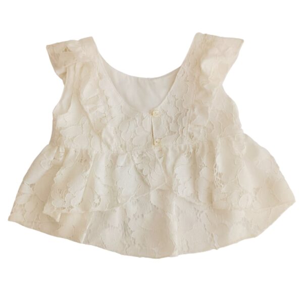 M&B Kid’s Fashino Βρεφικό Σετ Μπλούζα Με Ράντα Και Βρακάκι - Image 3