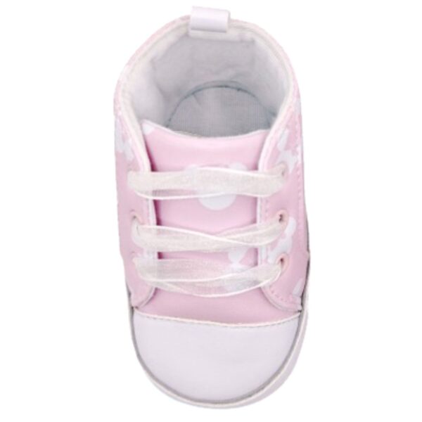 Disney Baby Minnie Mouse Βρεφικά Sneakers Αγκαλιάς Ροζ - Image 2