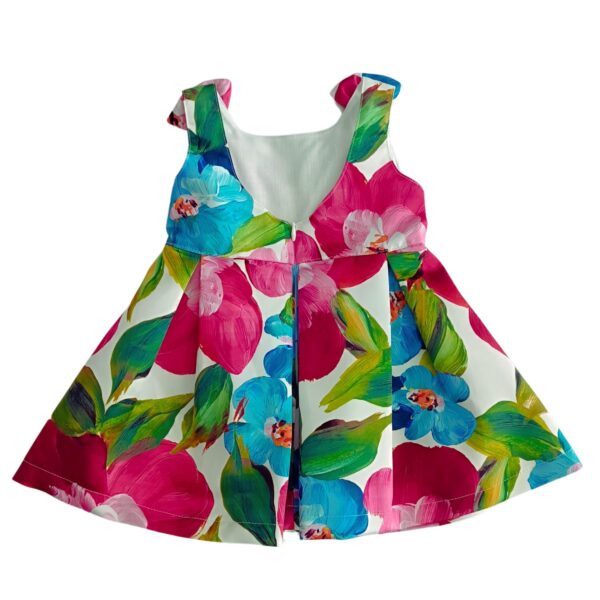 M&B Kid’s Fashion Βρεφικό Φόρεμα Floral - Image 2