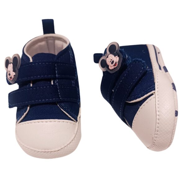 Disney Baby Mickey Mouse Βρεφικά Sneakers Αγκαλιάς Μπλε
