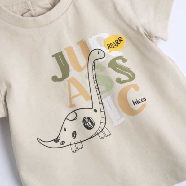 Chicco Βρεφικό T-shirt Μπεζ Βαμβακερό - Image 2