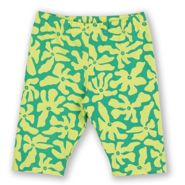 Nek Kids Wear Σετ Κορίτσι 2τχ Τοπ Με Κολάν Λεμονί – Σμαραγδί 24425 - Image 3