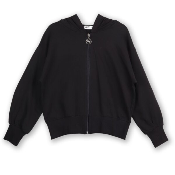 Nek Kids Wear Σετ Κορίτσι 3τχ Ζακέτα Τοπ Κολάν Ασπρόμαυρο 27725 - Image 4