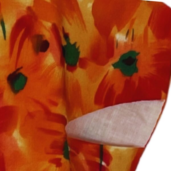 M&B Kid’s Fashion Παιδικό Τοπ Πορτοκαλί Floral - Image 2