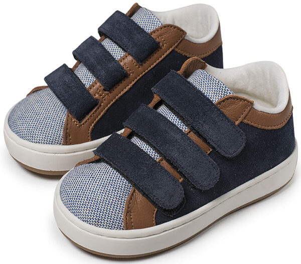 BABYWALKER Δίχρωμο Sneaker Τριπλό Χρατς Μπλε Ταμπά EXC5174 - Image 3