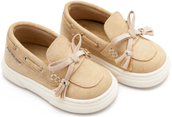 BABYWALKER Loafer με Κρόσια και Φιογκάκι Μπεζ EXC5295