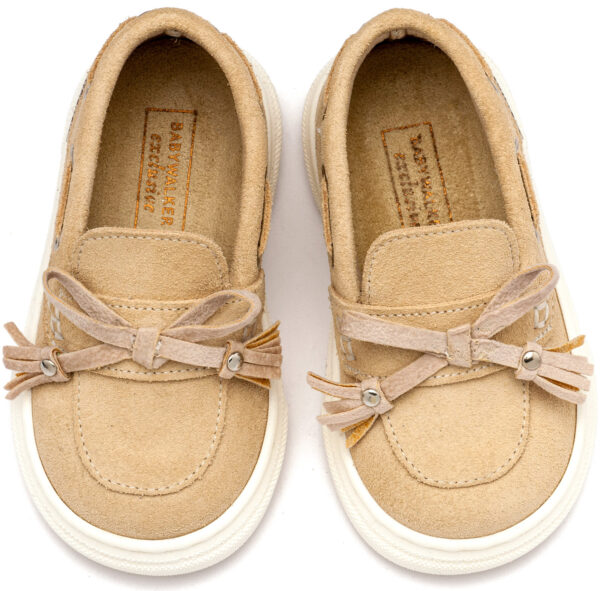 BABYWALKER Loafer με Κρόσια και Φιογκάκι Μπεζ EXC5295 - Image 2