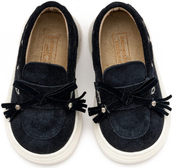 BABYWALKER Loafer με Κρόσια και Φιογκάκι Μπλε EXC5295 - Image 2