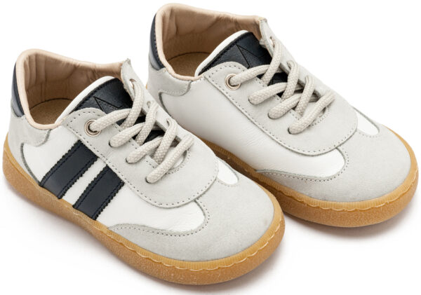 BABYWALKER Δίχρωμο Δετό Sneaker Μπλε- Γκρι EXC5296