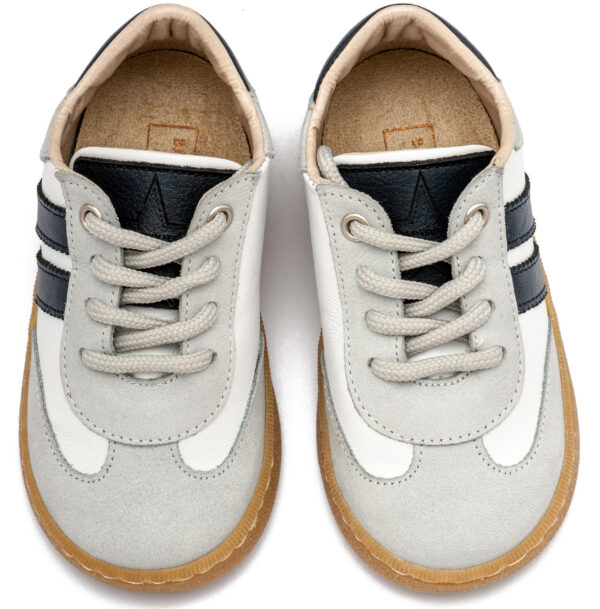 BABYWALKER Δίχρωμο Δετό Sneaker Μπλε- Γκρι EXC5296 - Image 2