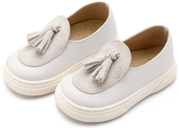BABYWALKER Loafer με Φουντάκια Λευκό EXC5300 - Image 3
