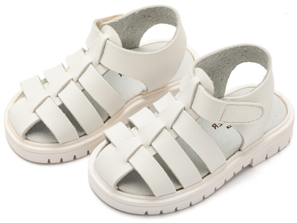 BABYWALKER Αρχαιοελληνικό Πέδιλο Λευκό GR0099 - Image 3