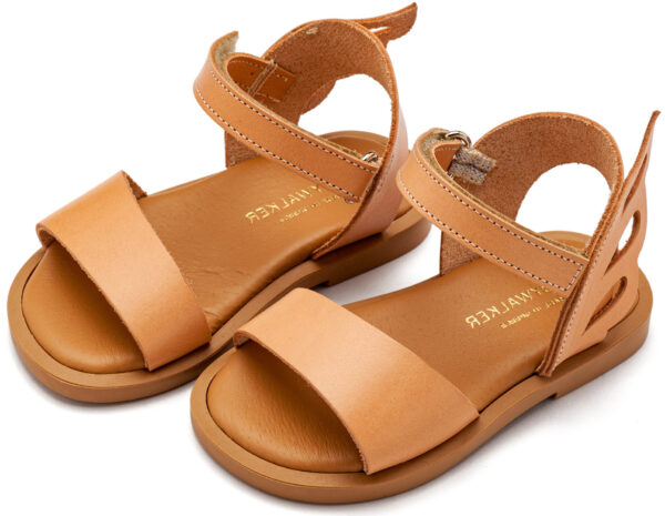 BABYWALKER Δερμάτινο Σανδάλι Natural GR0106 - Image 3