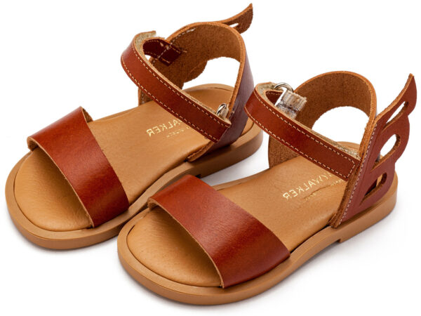 BABYWALKER  Δερμάτινο Σανδάλι Terracotta GR0106 - Image 3