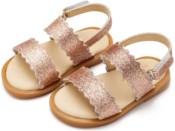 BABYWALKER Δερμάτινο Σανδάλι Powder GR0108 - Image 3