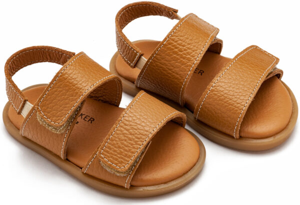 BABYWALKER Δερμάτινο Σανδάλι Terracotta GR0112