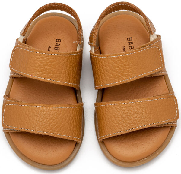 BABYWALKER Δερμάτινο Σανδάλι Terracotta GR0112 - Image 2