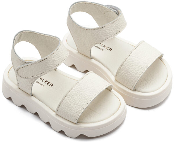 BABYWALKER Δερμάτινο Πέδιλο Λευκό GR0113
