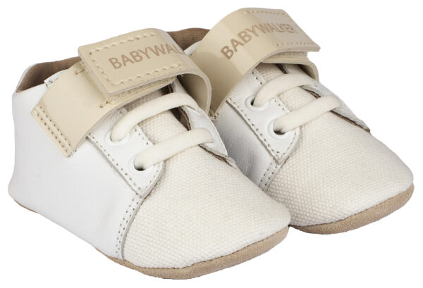 BABYWALKER Βαπτιστικό Sneakers Ελαστικό Κλείσιμο και Μπαρέτα Χρατς MI1092