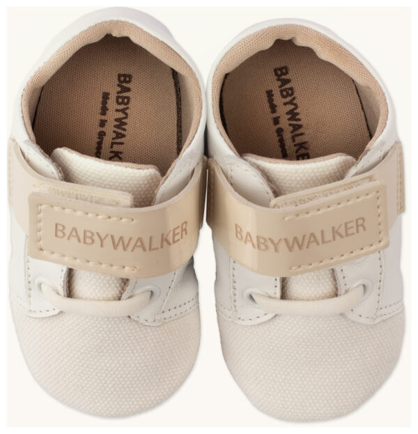 BABYWALKER Βαπτιστικό Sneakers Ελαστικό Κλείσιμο και Μπαρέτα Χρατς MI1092 - Image 2