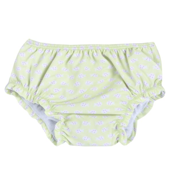 Chicco Βρεφικό Μαγιό Πάνα Βρακάκι Λαχανί Με Ψαράκια