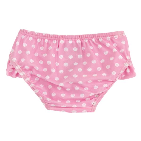 Chicco Βρεφικό Μονοκίνι Μαγιό Ροζ Με Λευκά Κοχυλάκια - Image 2